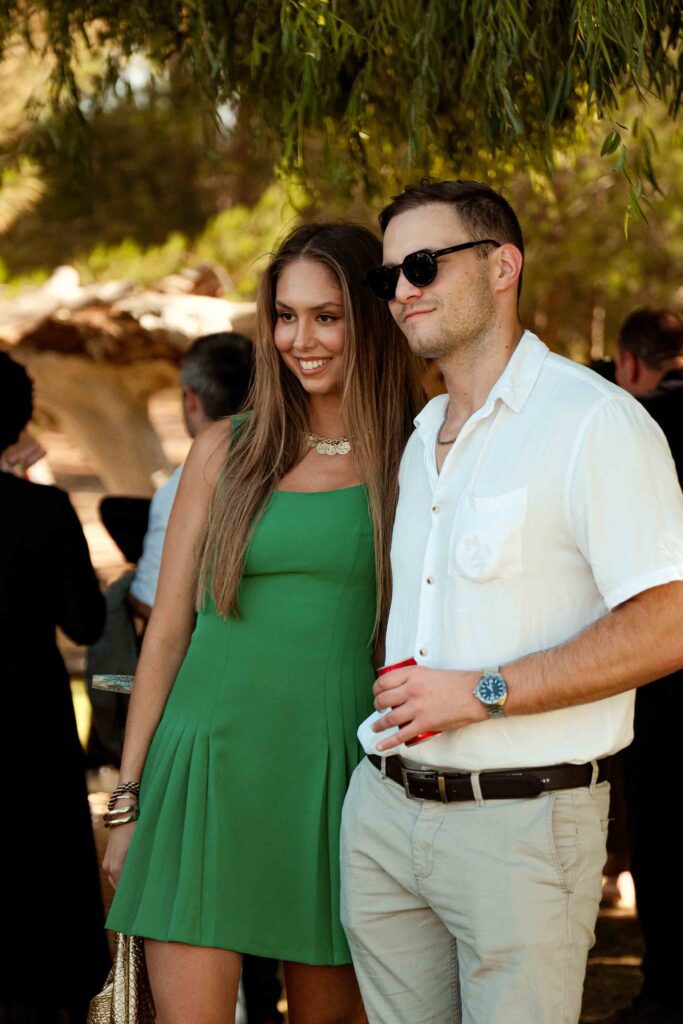 Gaste tijdens bruiloft in Kaapstad
