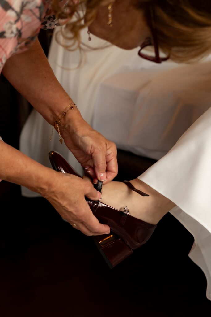 Getting ready voor bruiloft Amsterdam